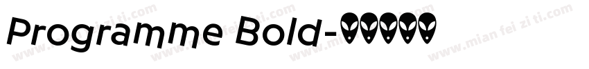Programme Bold字体转换